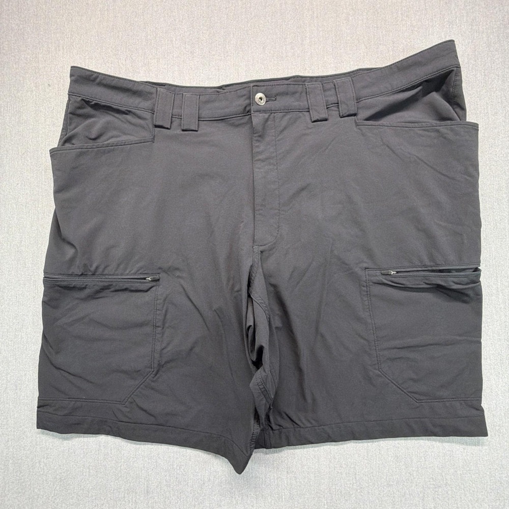 Duluth Trading Flexpedition Shorts Mens Size 48 Relaxed Fit Black Cargo